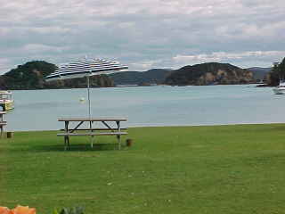 View of the Bay of Islands from one of the islands.    Cape Brett, Northland, New Zealand (New Zealand, The Travel Addicts, North Island)