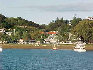 View of Russell, Northland, New Zealand from the water (New Zealand, The Travel Addicts, North Island)