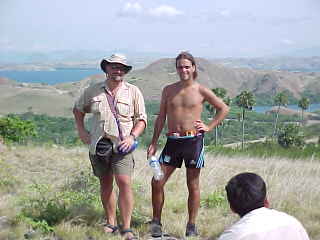 Frank's a hamburger (ie: from Hamburg) and the son of Peter Stoevesandt (but not the famous 18th century Dutchman whom the cigarettes are named after) (Indonesia, The Travel Addicts, Rinca, Nusa Tengarra Timur)