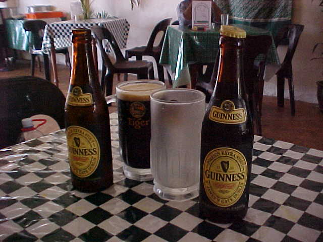 Guiness was the only beer available (Malaysia, The Travel Addicts)