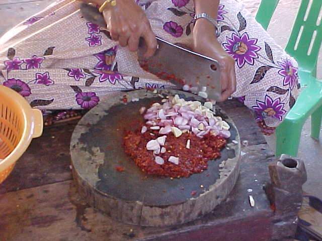 Making Curry Paste (Cambodia, The Travel Addicts)