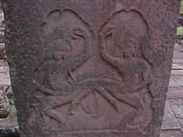 Dancer carvings :  (Cambodia, The Travel Addicts)