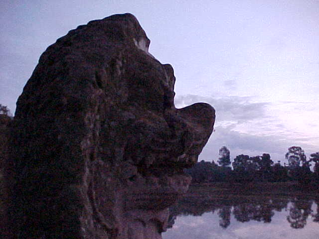 Lions head (Cambodia, The Travel Addicts)