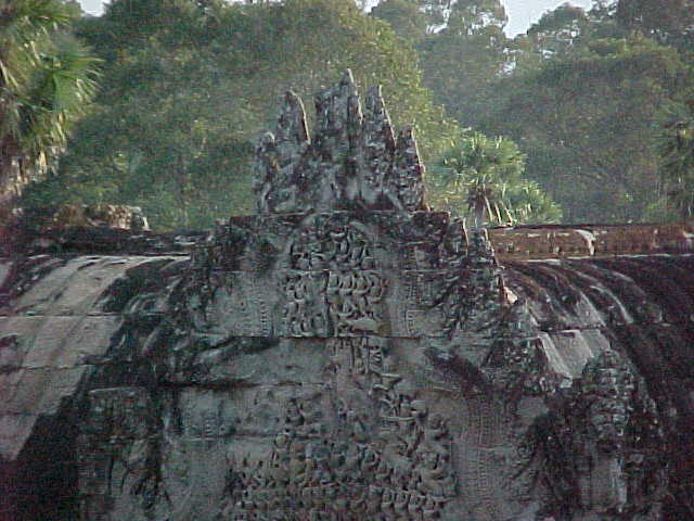 Top of Angkor Wat's library :  (Cambodia, The Travel Addicts)