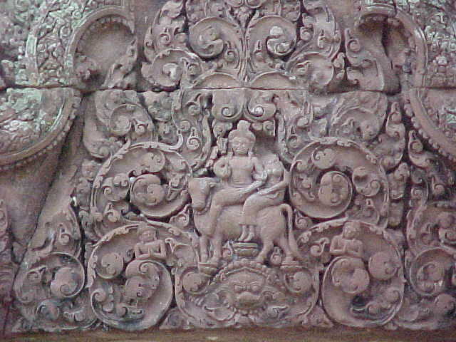 Vishnu on an ox :  (Cambodia, The Travel Addicts)