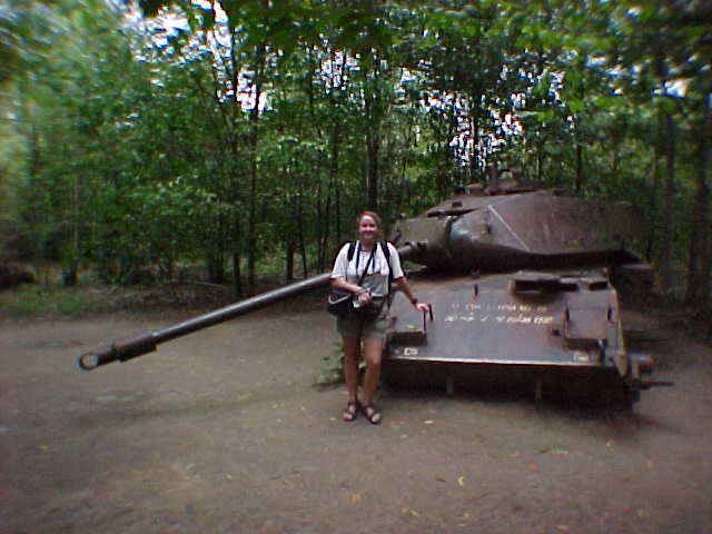 Tank killed in 1970 :  (Vietnam, The Travel Addicts)