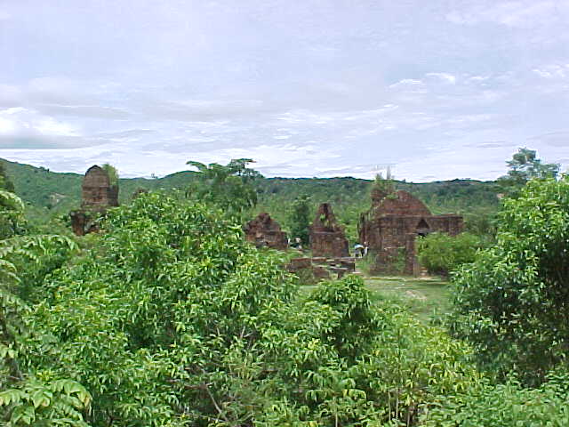 First glimpse of the ruins (Vietnam, The Travel Addicts)