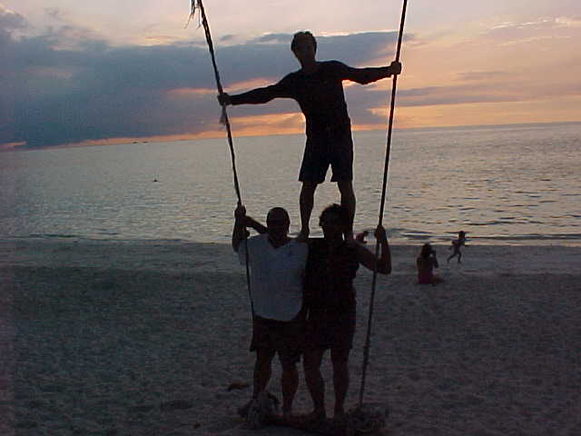 Us boys on the swing :  (Thailand, The Travel Addicts)