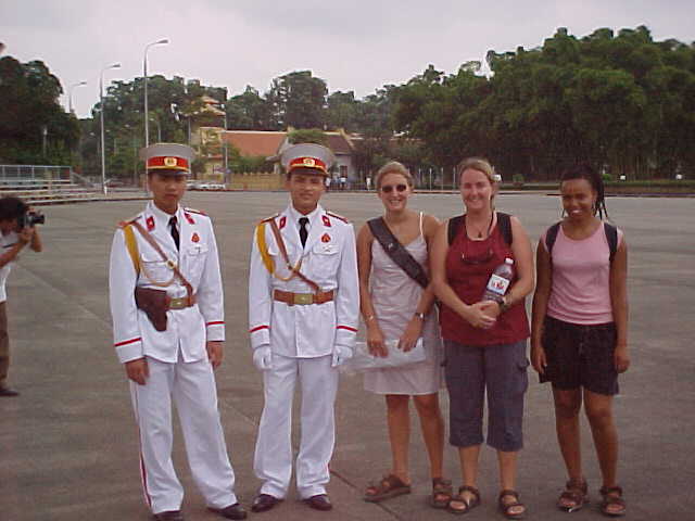 Two Soldiers and the Girls : The girl not previously mentioned is Kara from Melbourne.  She of the "I'm skint in Vietnam - no worries; the embassy will give me cash" misconception. (Vietnam, The Travel Addicts)