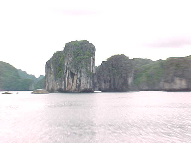 Karst landscape typical of Ha Long Bay :  (The Travel Addicts, Vietnam)