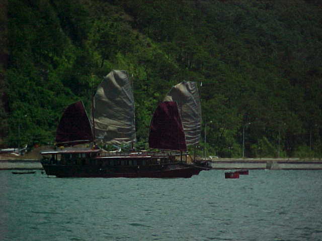 Junk at Ha Long City :  (The Travel Addicts, Vietnam)