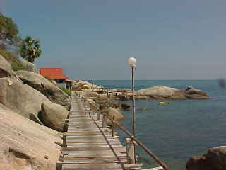 Boardwalk to lighthouse :  (The Travel Addicts, Thailand)