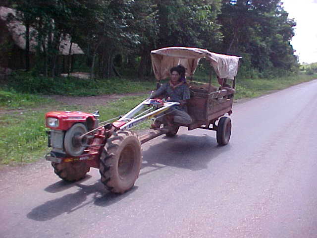 Unique form of Laotion transport (Laos, The Travel Addicts)