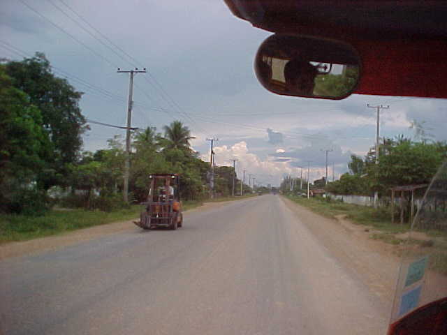 Roads in Laos are much emptier than they are in Thailand (Laos, The Travel Addicts)