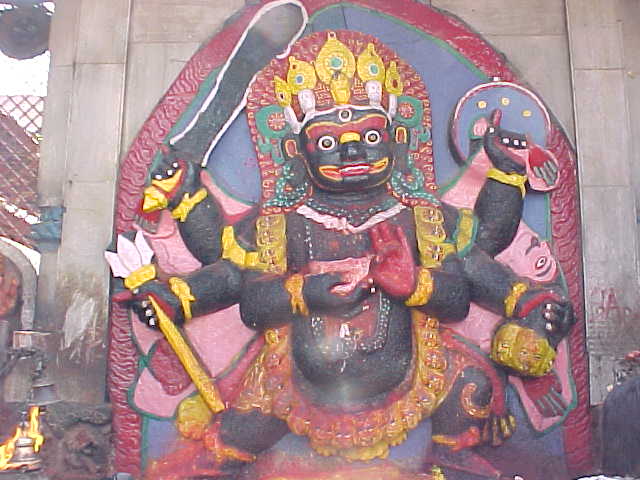 Bhairab : Bhairab is a scary manifestation of Shiva (Nepal, The Travel Addicts)