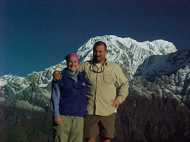 Us at High Camp (Nepal, The Travel Addicts)