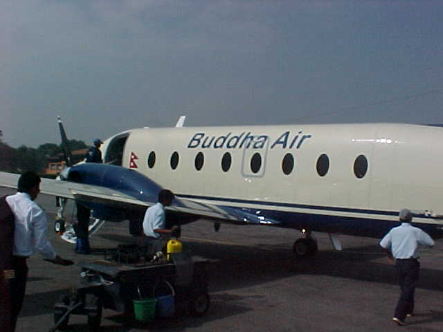 Our carrier: Buddha Air (Nepal, The Travel Addicts)