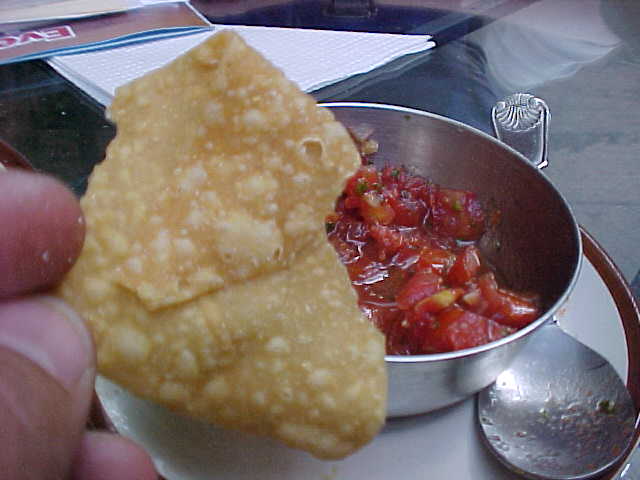 Nepali chips and salsa (Nepal, The Travel Addicts)